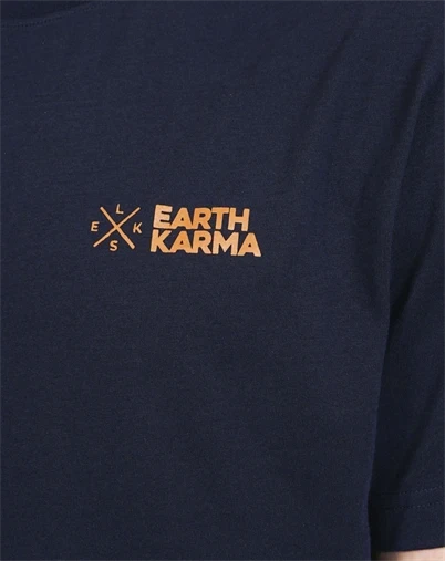 Elsk - Karma Brushed T-Shirt - Dark Navy